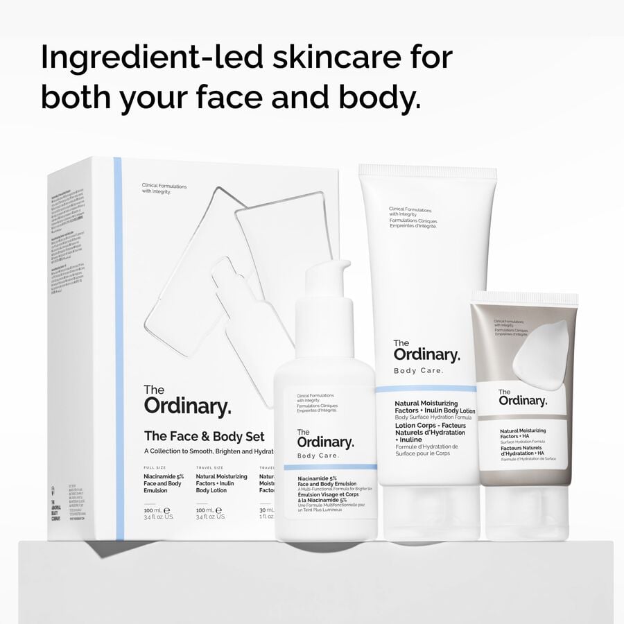 Smoothing Face and Body Skincare Set