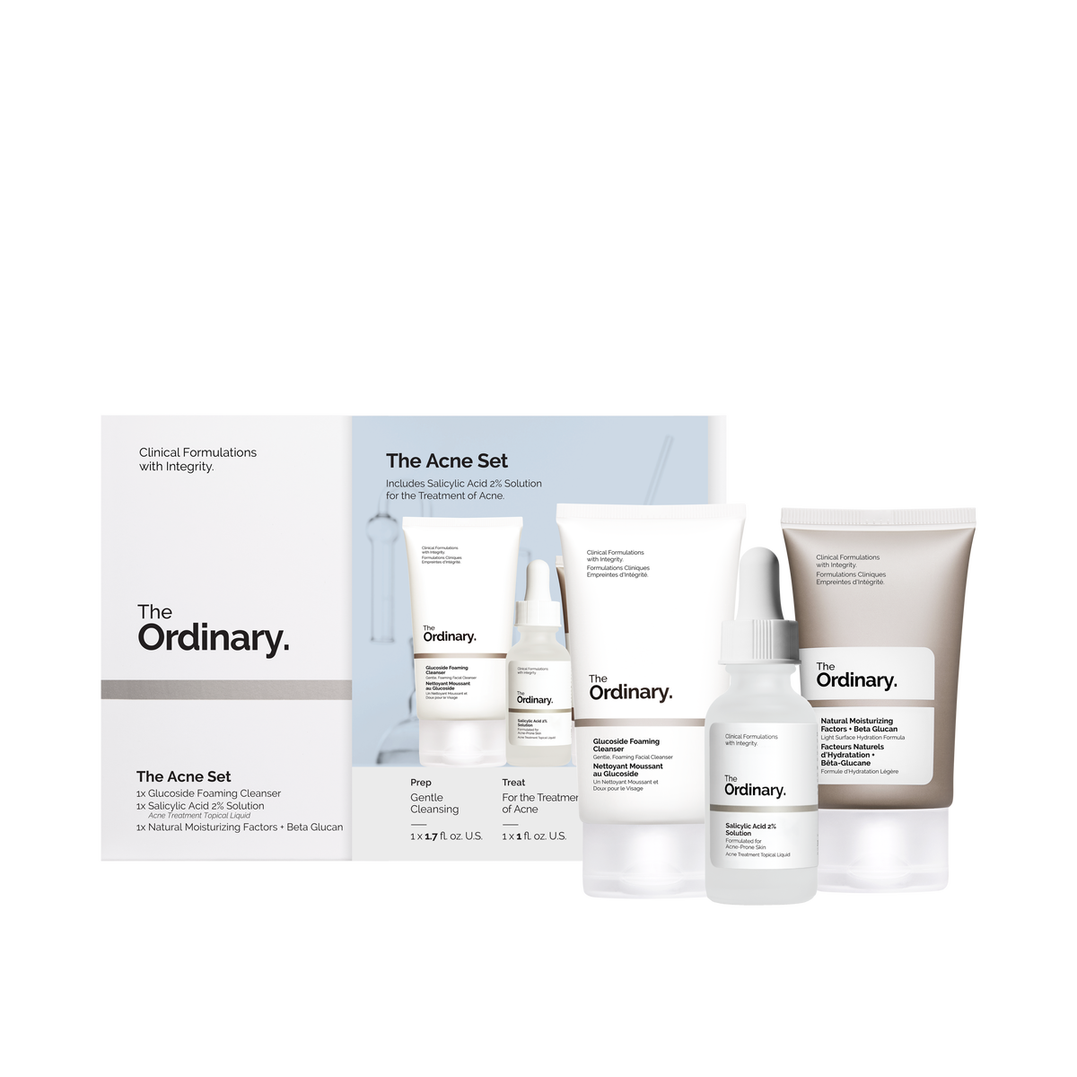 3-Step Salicylic Acid 2% Acne Skincare Set