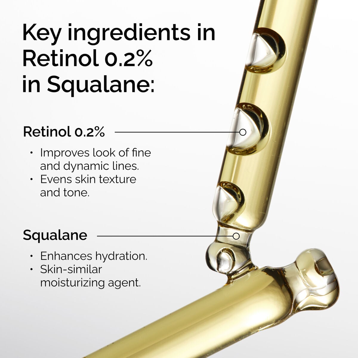 Mild Retinol 0.2% Serum in Squalane