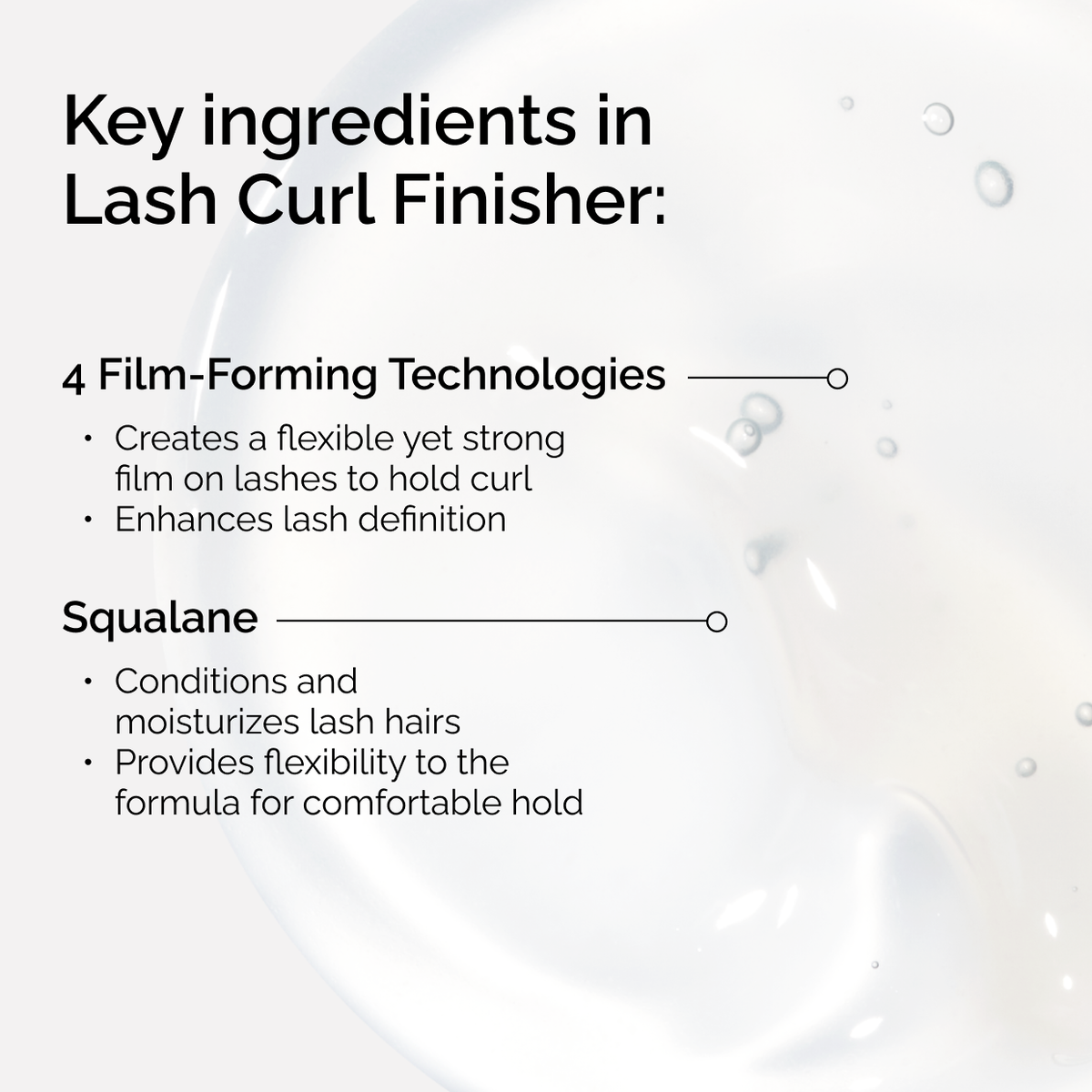 Transparent Lash Curl Styling Finisher