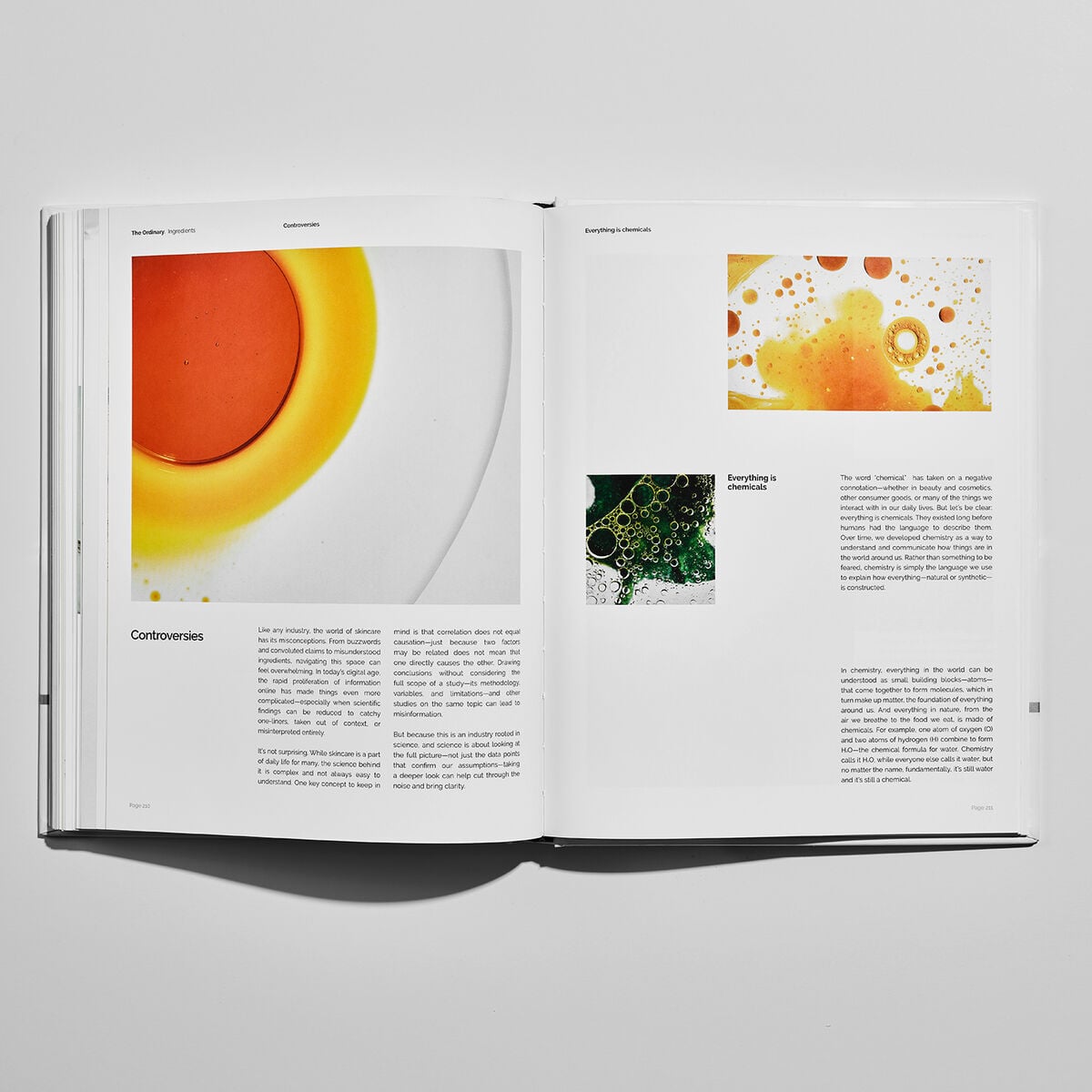 Ingredients Hardcover Skincare Book