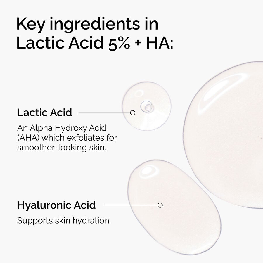Lactic Acid 5% + HA Mild Exfoliating Serum