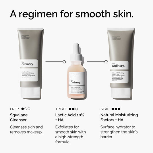 10% Lactic Acid + HA Smoothing Exfoliator