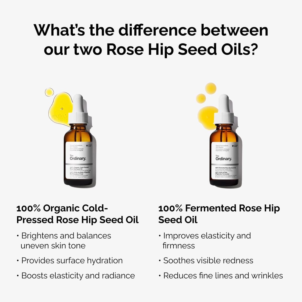 Fermented Rose Hip Seed Oil 100% Plant-Derived