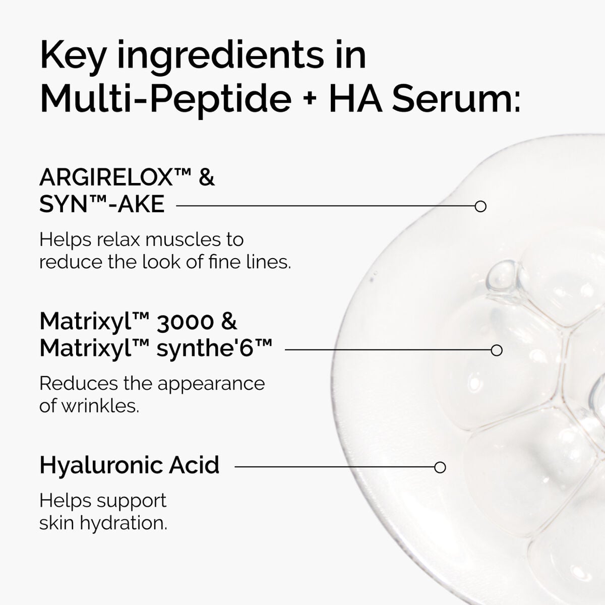 Multi-Peptide + HA Age-Support Serum