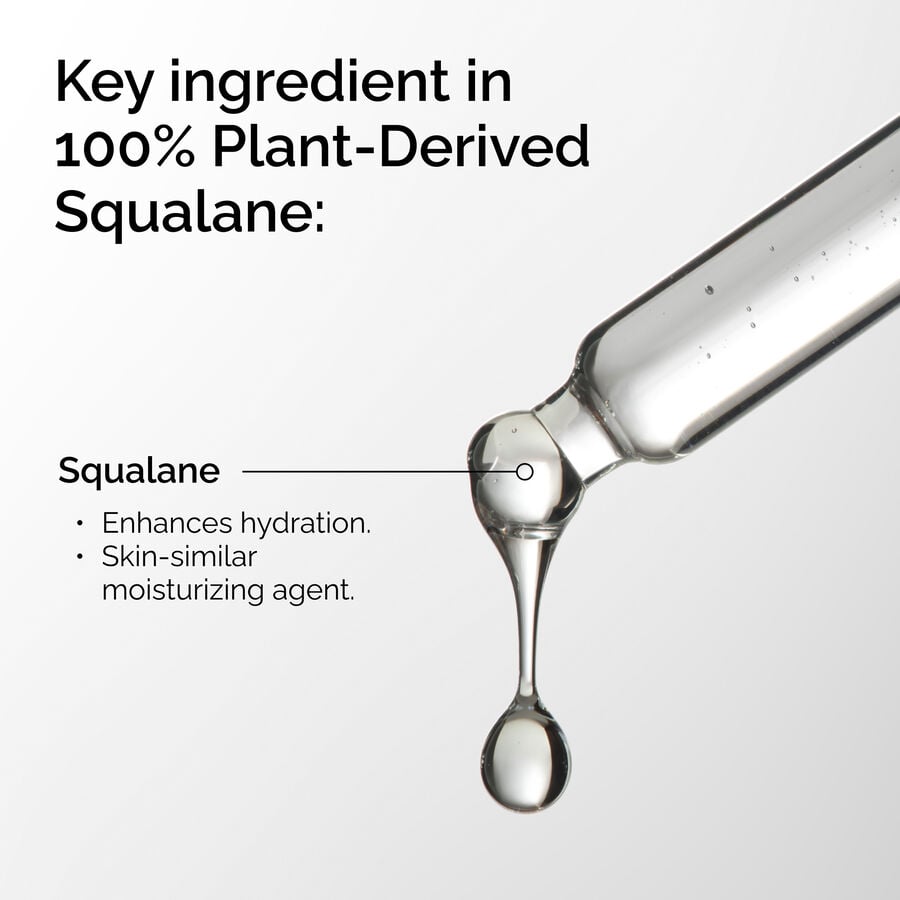 100% Plant-Derived Squalane Hydration Serum