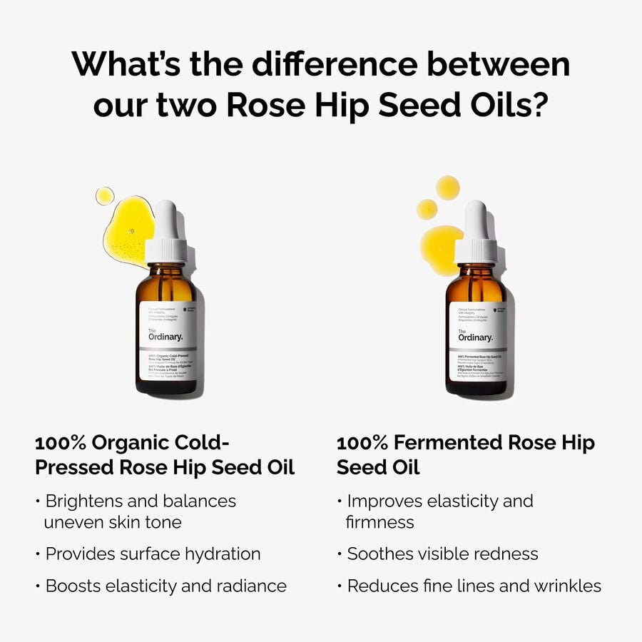 Fermented Rose Hip Seed Oil 100% Plant-Derived