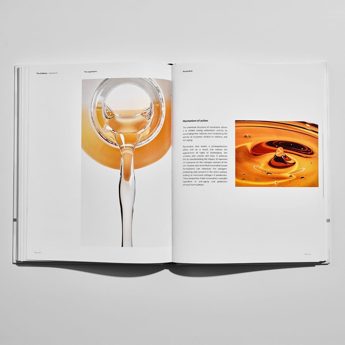 Ingredients Hardcover Skincare Book