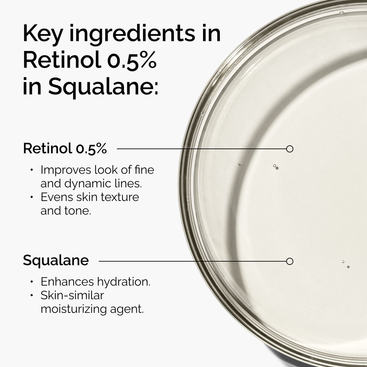 Moderate Retinol 0.5% Serum in Squalane